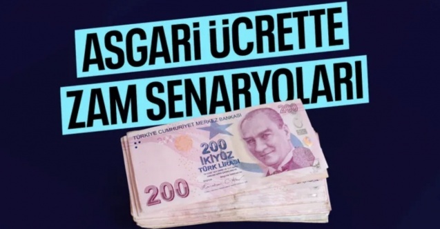 2026 asgari ücrete 4 farklı zam senaryosu