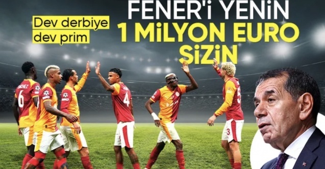 Galatasaray'da derbi için özel prim