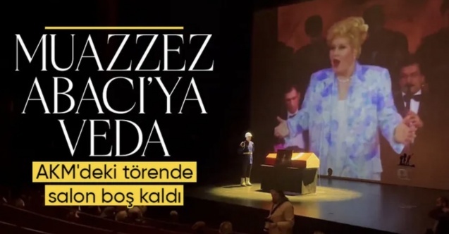 Muazzez Abacı için AKM’de tören düzenlendi