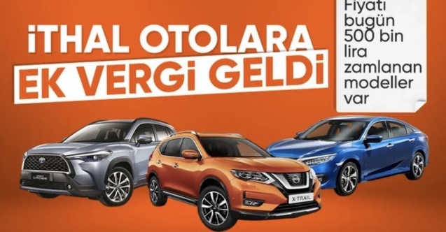 Otomobil fiyatlarında yeni vergi dönem başladı