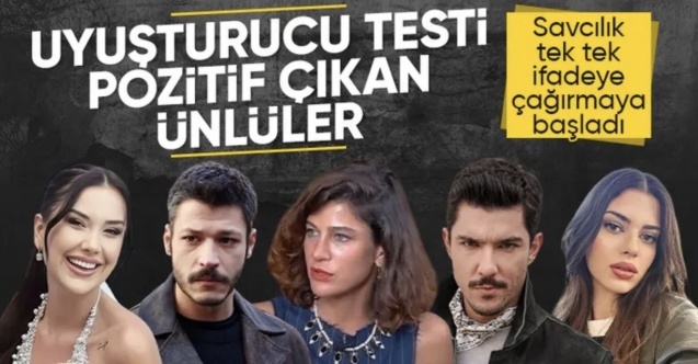 Ünlülere uyuşturucu soruşturması: İfadeleri alınmaya başlandı