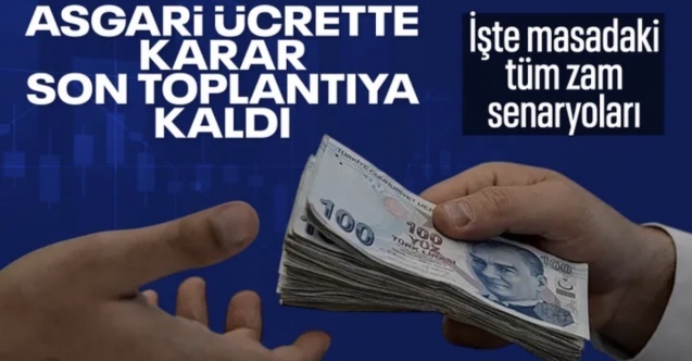 Asgari ücrette üçüncü toplantıyı beklerken zam senaryoları