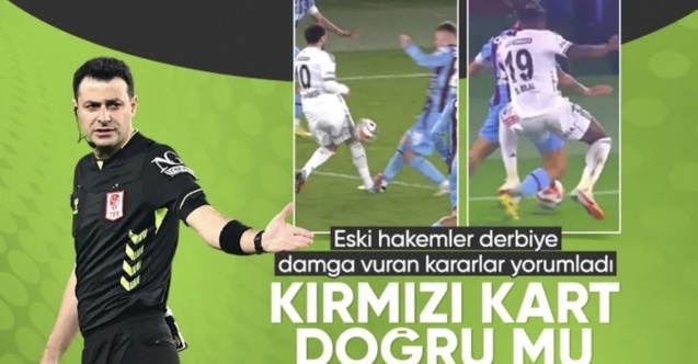 Eski hakemler yılın son derbisinde tartışılan kararları yorumladı