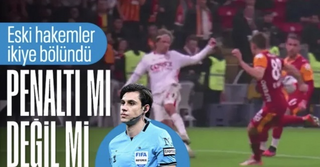 Galatasaray-Samsunspor maçındaki penaltı pozisyonu hakemleri ikiye böldü