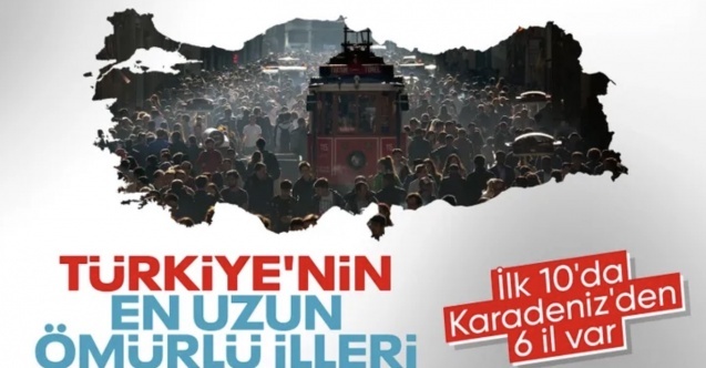 TÜİK açıkladı: Türkiye’nin en uzun ömürlü illeri belli oldu