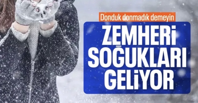 Zemheri soğukları kapıda: 40 gün sürecek
