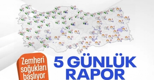 Zemheri soğukları kapıda: Türkiye'yi sert kış günleri bekliyor