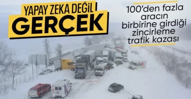 ABD'de 100'den fazla aracın karıştığı zincirleme kaza