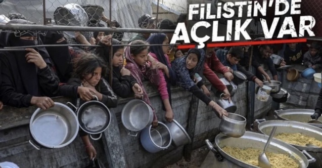 Gazze'de açlıkla mücadele: Bir öğün için saatlerce kuyrukta bekliyorlar