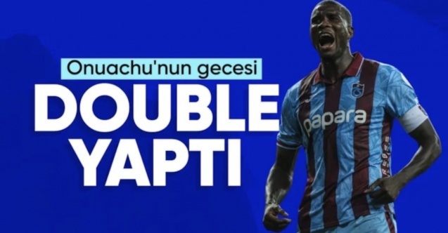 Samsun'da Onuachu'nun gecesi: Duble yaptı