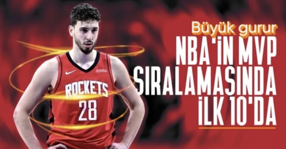 Alperen Şengün, NBA'in MVP sıralamasında ilk 10'da