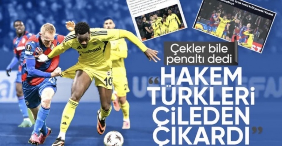 Viktoria Plzen-Fenerbahçe maçı Çekya'da manşetlerde