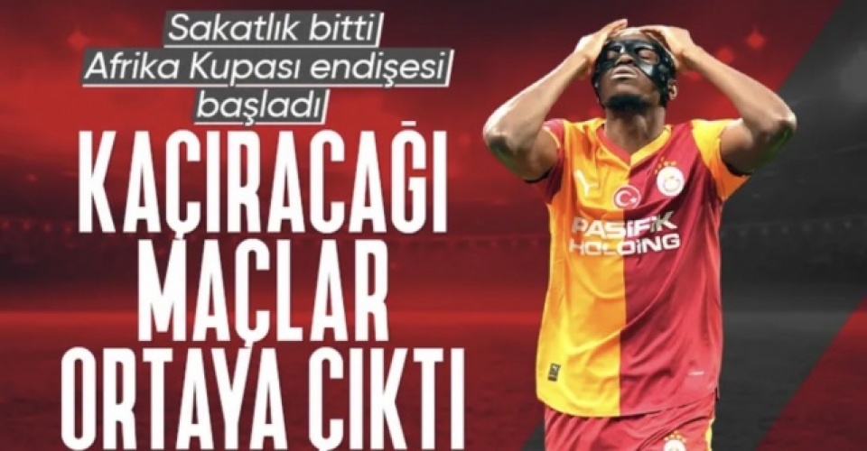 Galatasaray'da Victor Osimhen ve Afrika Kupası endişesi başladı