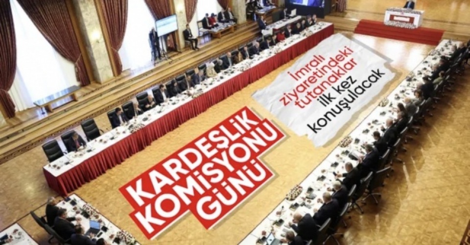 İmralı ziyareti sonrası komisyon ilk kez toplanıyor