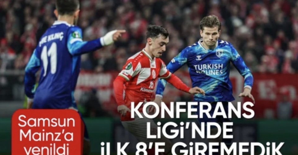 Samsunspor, Mainz'a yenildi