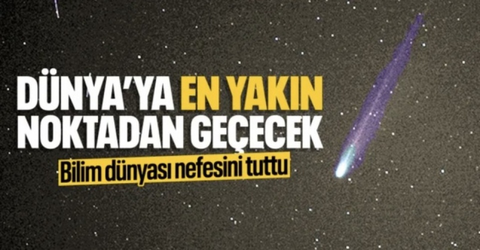 Yıldızlararası kuyruklu yıldız 3I/ATLAS Dünya’ya en yakın noktadan geçiyor