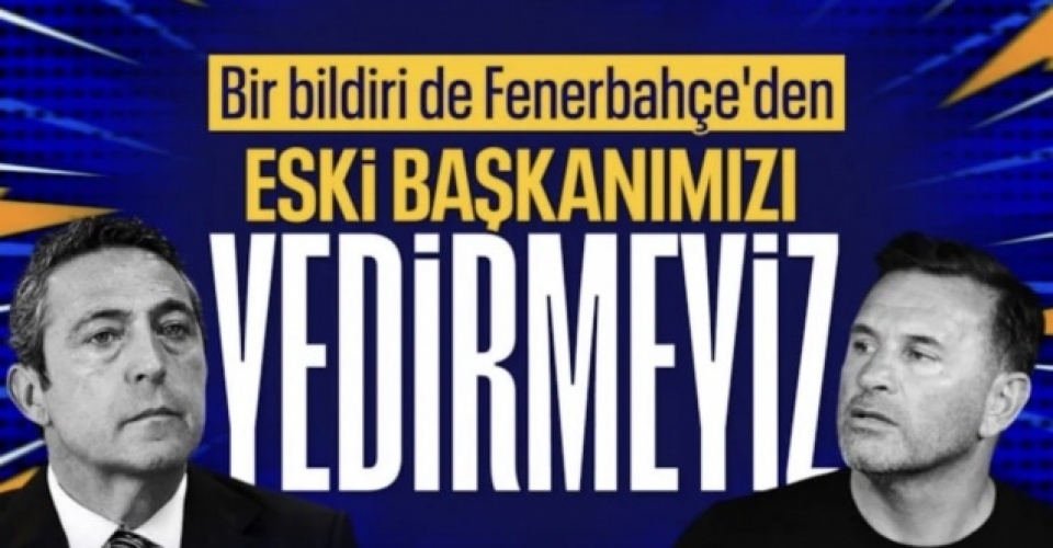 Fenerbahçe'den Galatasaray'a Ali Koç yanıtı