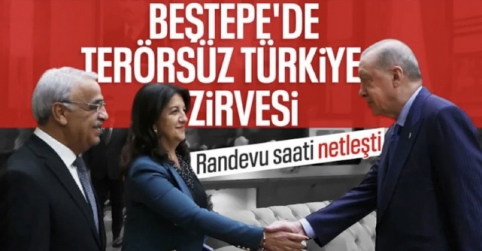 DEM Parti heyeti, yarın Cumhurbaşkanı Erdoğan'ı ziyaret edecek