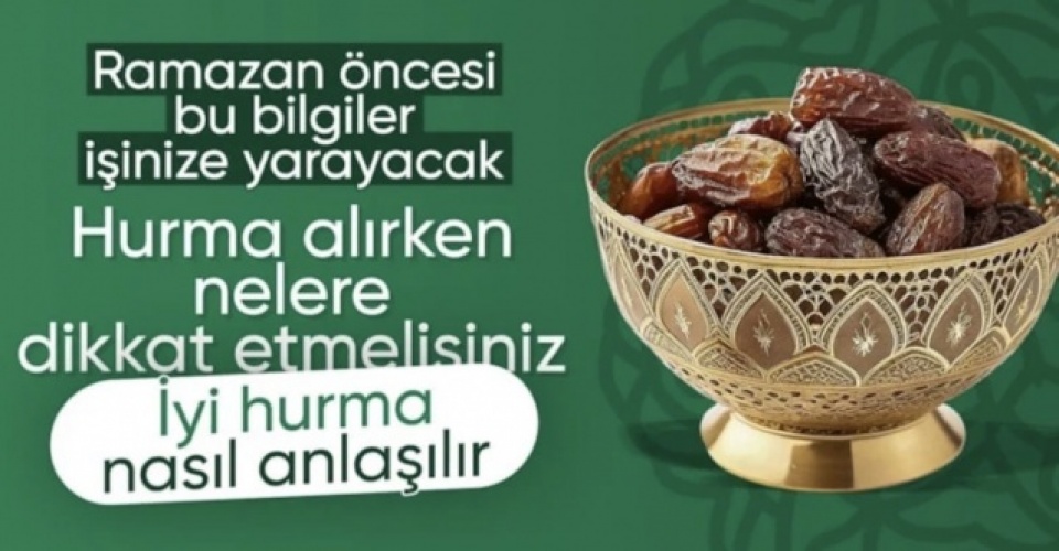 Hurma fiyatı 1.000 liraya dayandı! Kaliteli hurmayı anlamanın yolları