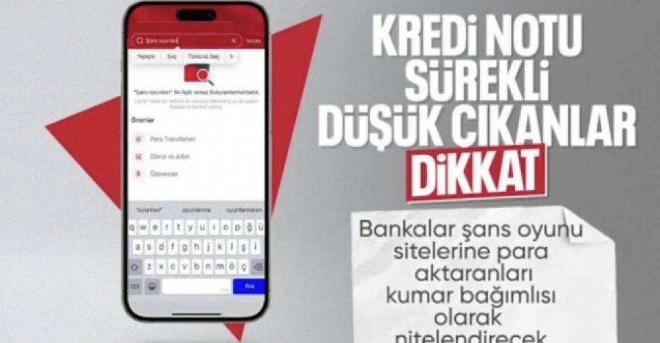 Kamu bankalarından şans oyunları ödemeleri kaldırıldı