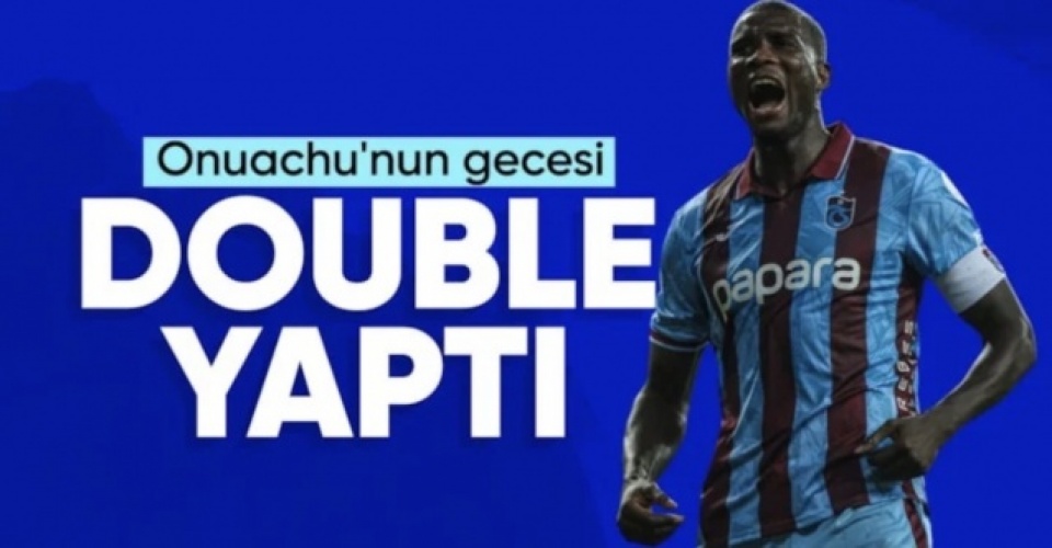 Samsun'da Onuachu'nun gecesi: Duble yaptı